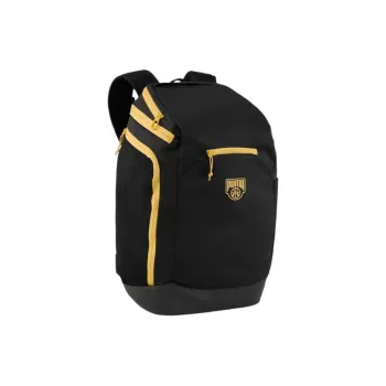 PUMA Polyester Backpack Unisex Black & Clear Yellow
