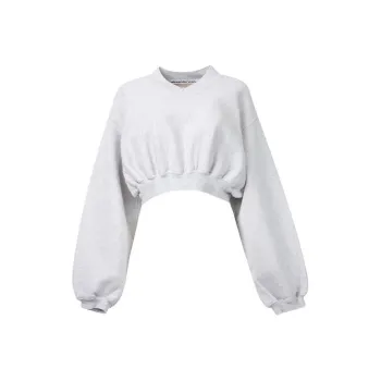 Alexander Wang Mock neck Cropped Sweatshirt
