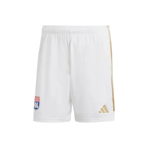 Adidas Olympique Lyonnais Soccer Bottoms Men's White