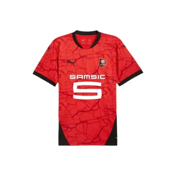 PUMA Stade Rennais Soccer Jersey Men's Red Black