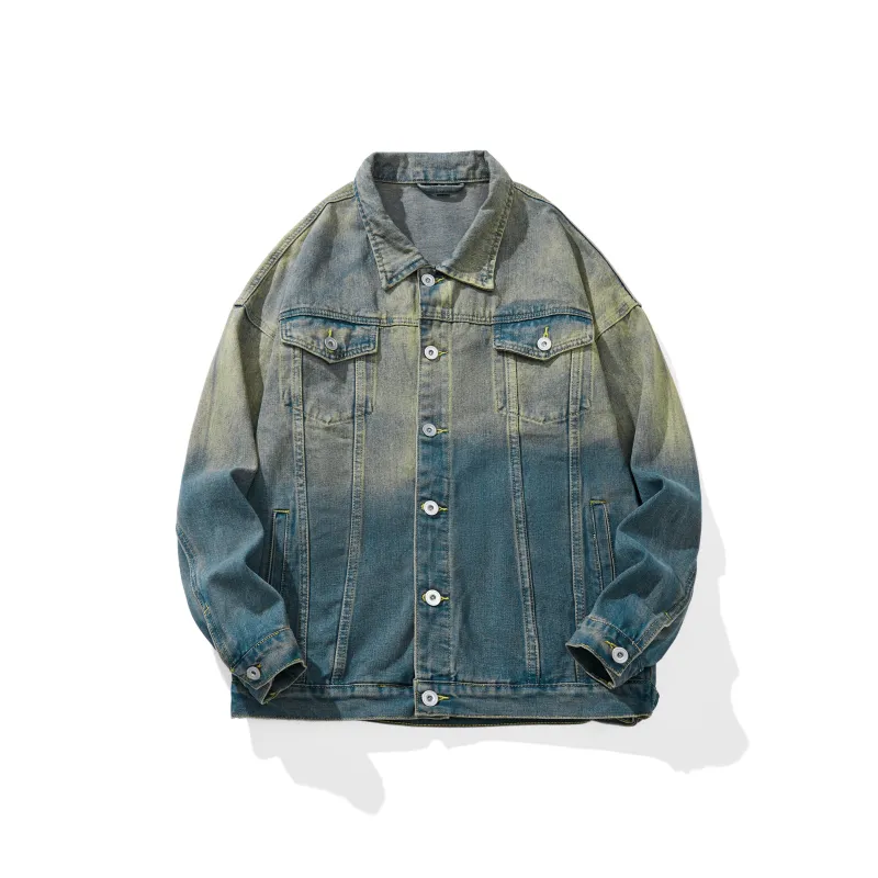 SIL VITIN Denim Jacket Unisex Gradient Nostalgic-0