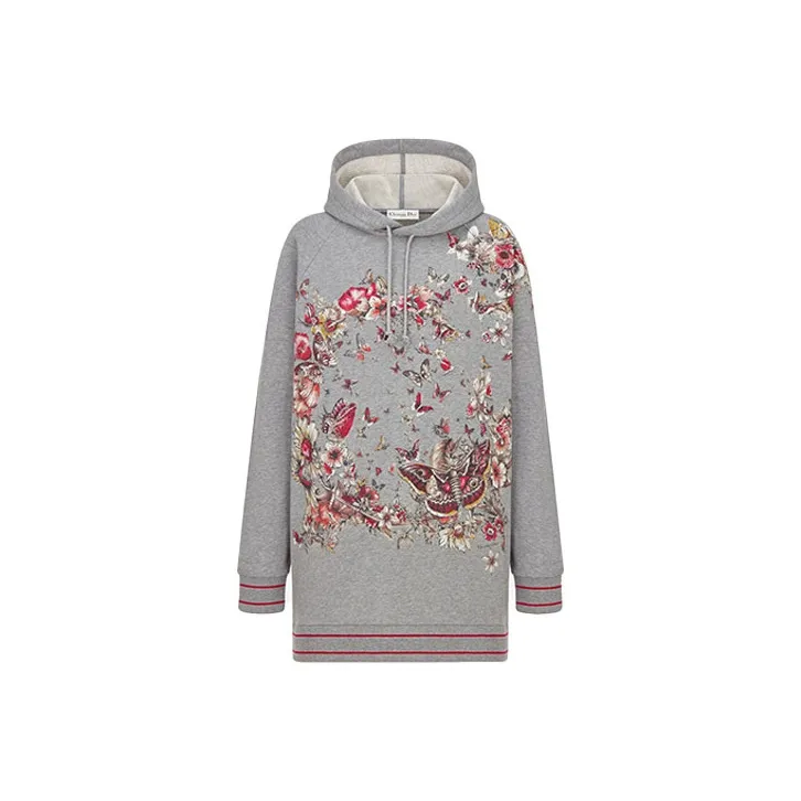DIOR Quarterly New Products Sweatshirts Women's Gray-0