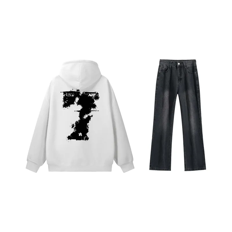 SUNSETMONENT Sweatshirt Set Unisex-5