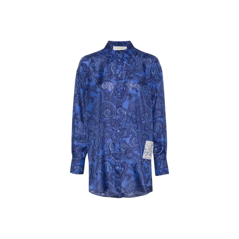 Zimmermann Ottie Relaxed Long Sleeved Shirt-0