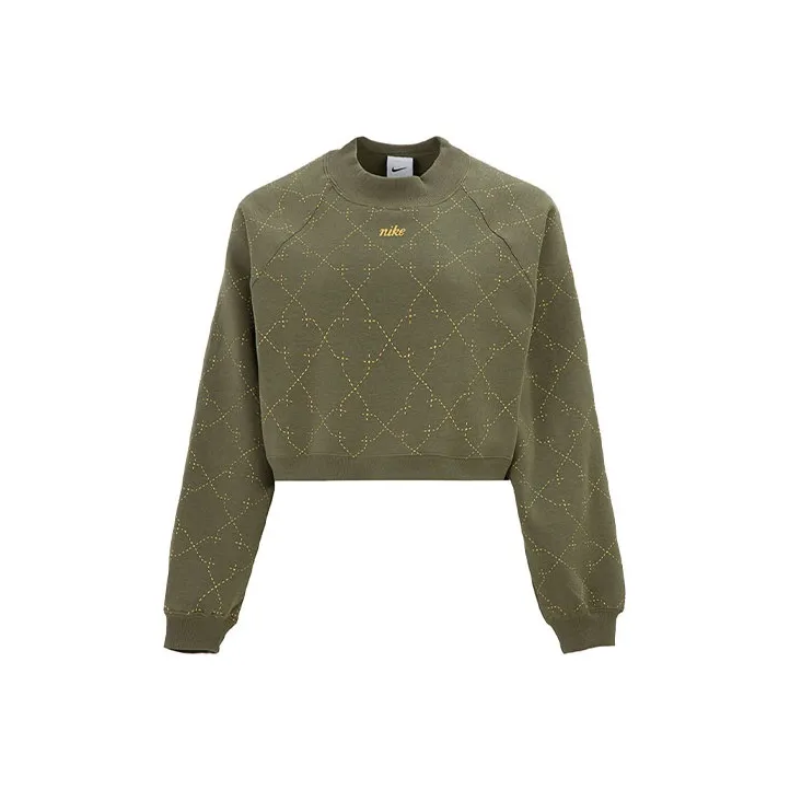Nike Sweatshirt Winter Women's Green-0