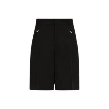 Alexander McQueen High Waist Wide Leg Shorts
