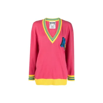 MOSCHINO Teddy Bear Colour block Jumper