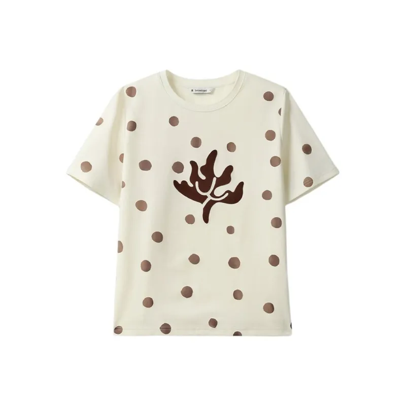 Broadcast T Shirt Women's Light Cloud-0