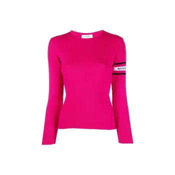 Marine Serre SS22 Slim Fit Sweater Women's Pink