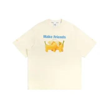 BETWEENAND T-Shirts Women's Beige Yellow