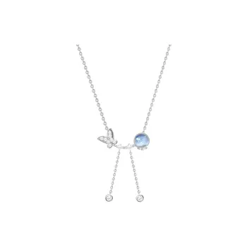 RUOK S925 Silver Necklaces Women's