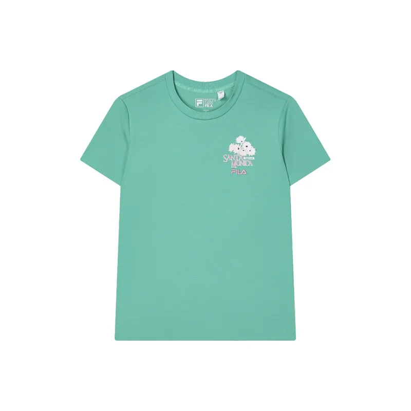 FILA T Shirts Women's Pine Green-0