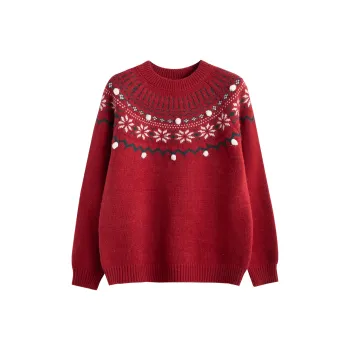 Tonlion Sweater Women's Burgundy