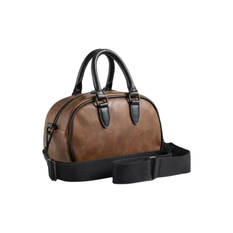 PUMA Polyester Shoulder Bag, Crossbody Bag, Handbag Mini Women's Chestnut Brown-1