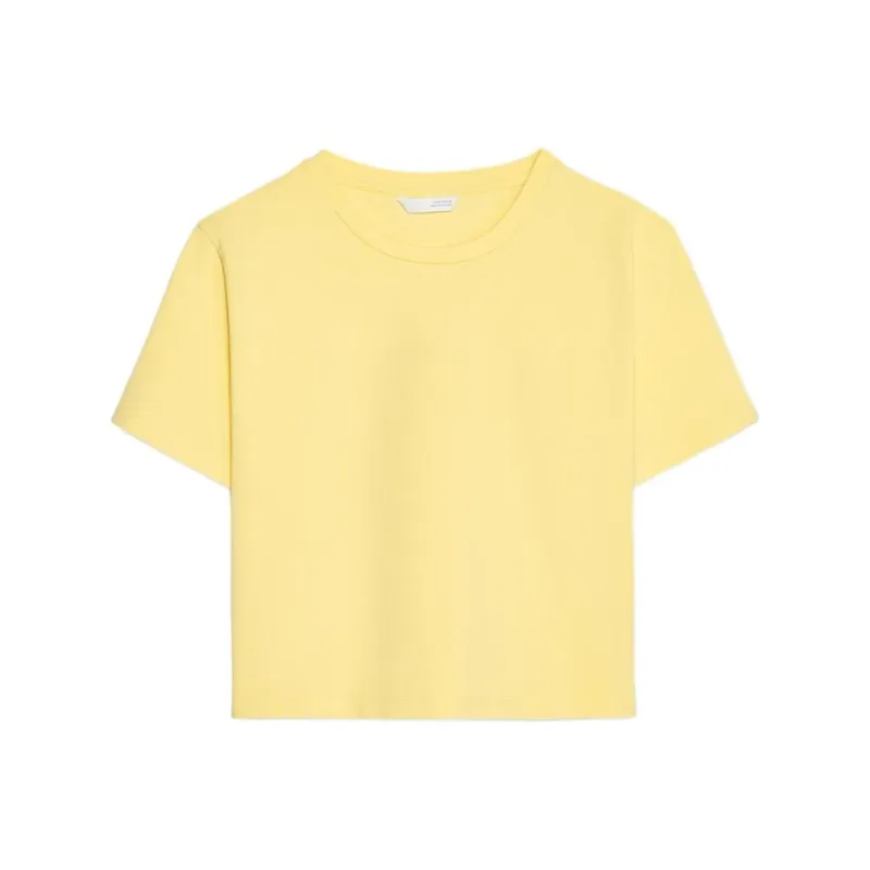 ZARA Regular T Shirt Women's Yellow-0