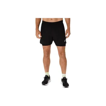 Asics SILVER Casual Shorts Men's Performance Black