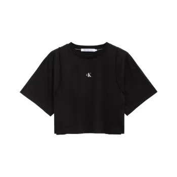 Calvin Klein No Sun Series T Shirts Women's Black
