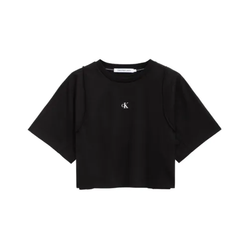 Calvin Klein No Sun Series T Shirts Women's Black