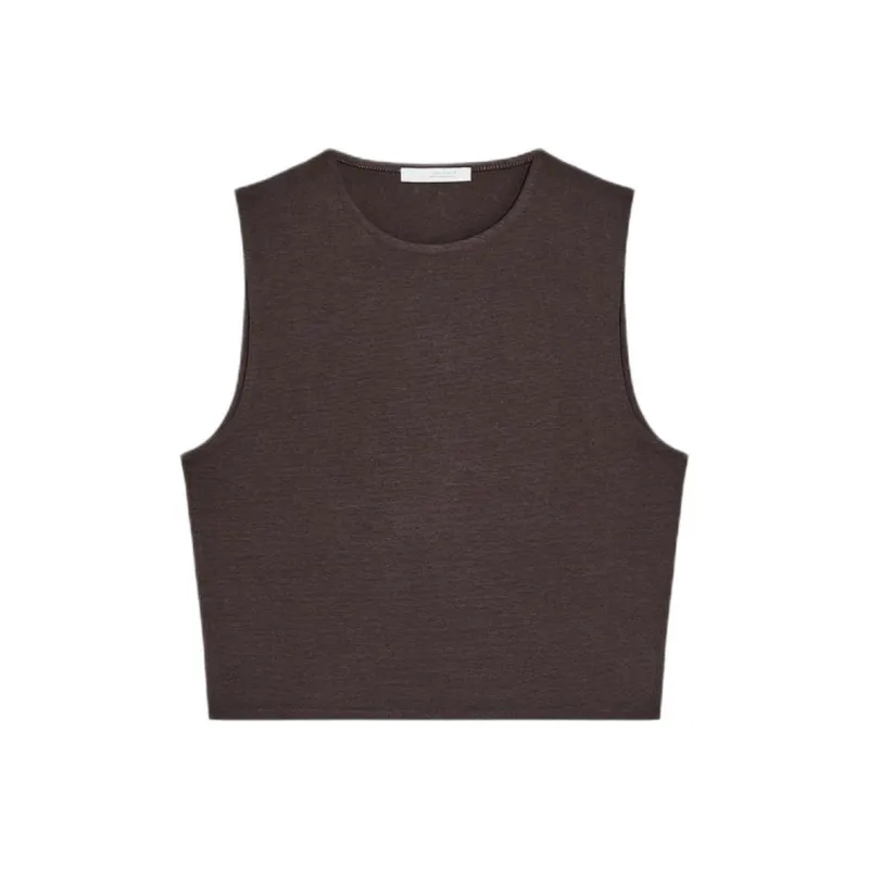 ZARA T Shirts Women's Chocolate-0