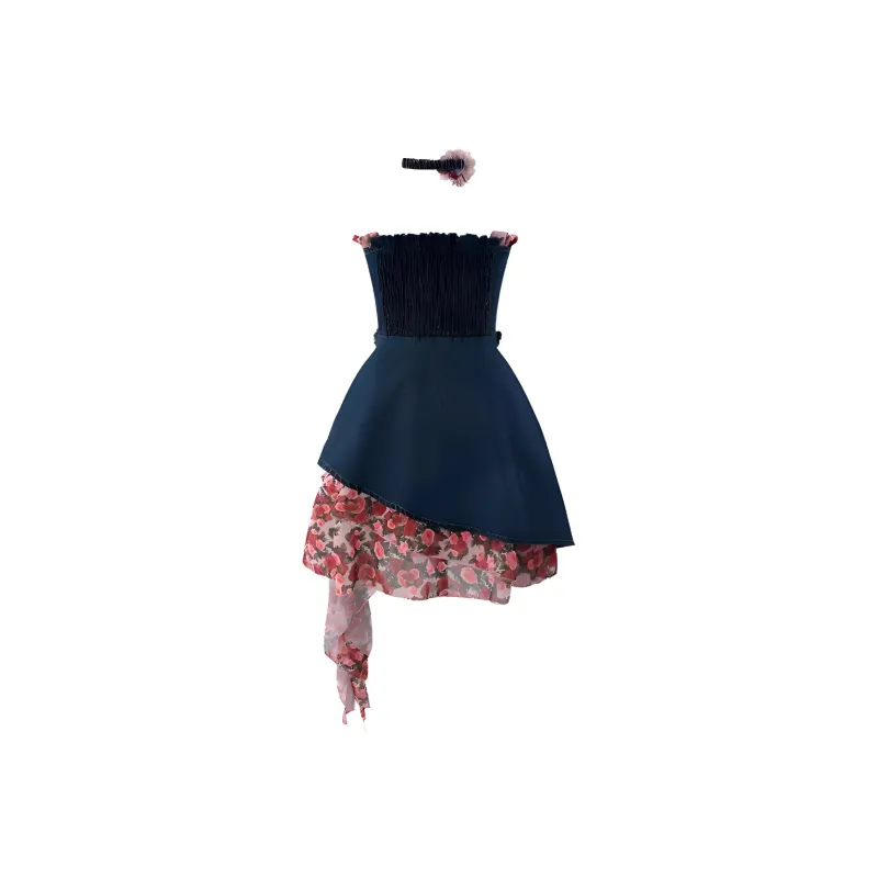 XIAOJUCHUANLI Sleeveless Dress Women's Multicolor-1