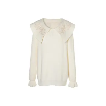 LOFT SHINE Loose Fit Knitwear Women's White