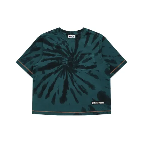 FILA FUSION x FACETASM T Shirt Women's Tale Green