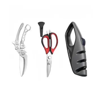 Mad Shark Household Scissors Silver