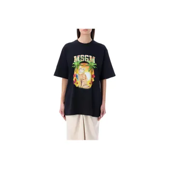 MSGM T Shirts Women's Black