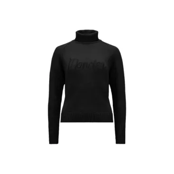Moncler Logo Embroidered Knit Sweater