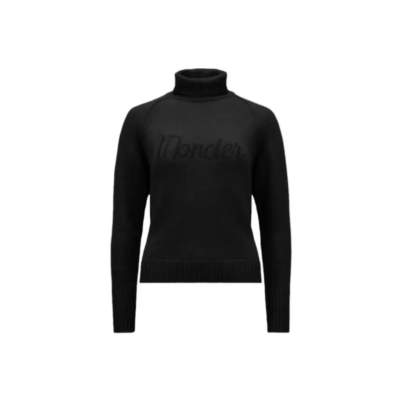 Moncler Logo Embroidered Knit Sweater-0