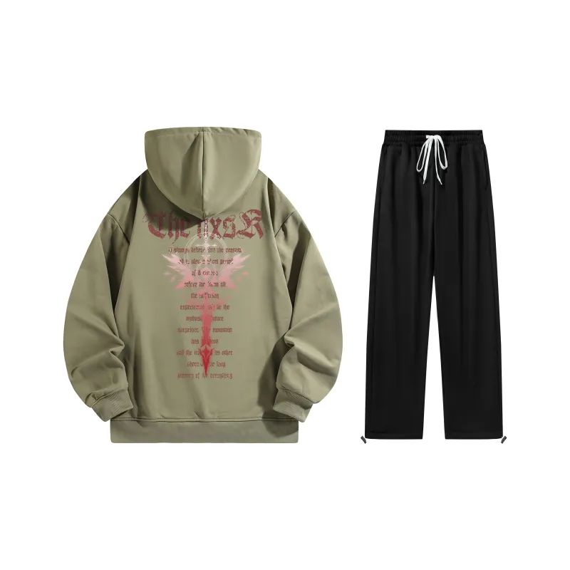 A.X.S.K Sweatshirt Sets Unisex-60