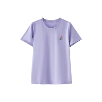 LUYOUYE T Shirt Women's Wisteria Purple