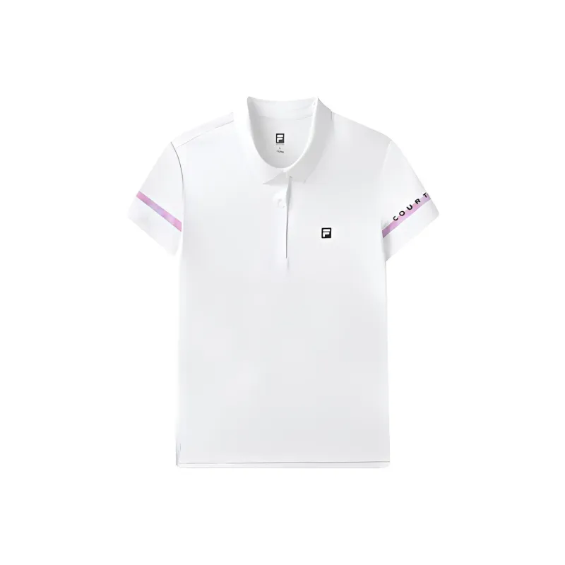 Msgm X FILA Polo Shirts Women's Jade White-0