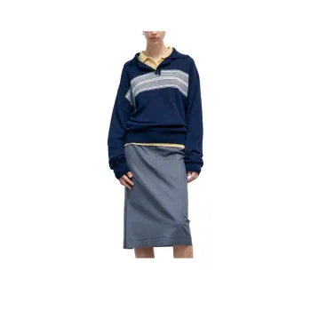 LOW CLASSIC Polo Collar Jumper