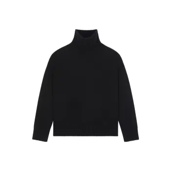 Givenchy Long Rolled Neck Sweater 'Black'