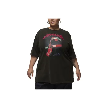 Nike x Jordan Drop Shoulder Sleeve T-Shirt Women's Black