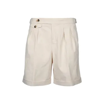 Brunello Cucinelli Garment Dyed Gabardine Bermuda Shorts