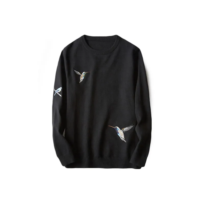 RED DRAGONFLY Sweater Unisex Black-0