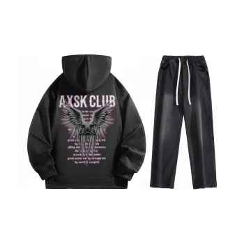 A.X.S.K Sweatshirt Sets Unisex