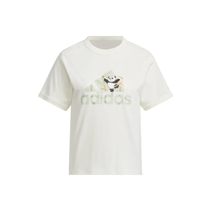 Adidas T Shirt Women's Jade White-0
