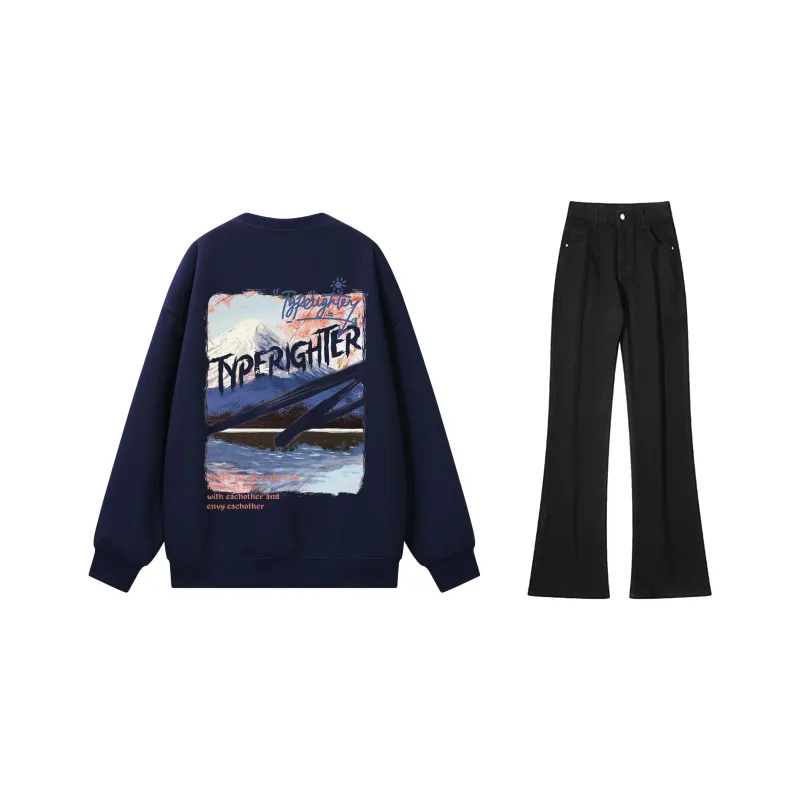 TYPERIGHTER Sweatshirt Set Unisex-12