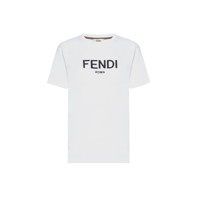 FENDI SS23 T Shirt Women's White-0
