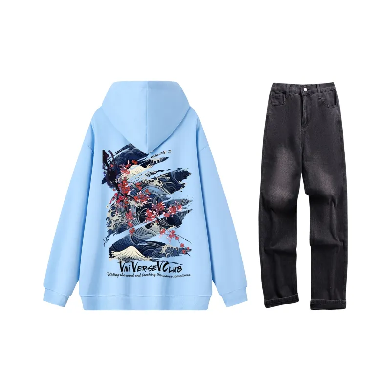 VniVerseVClub Sweatshirt Set Unisex-26