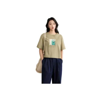 Elva' Island T-Shirt Women's Yellow Green