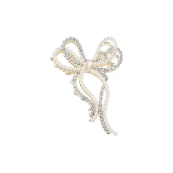 Yiru Artificial Crystal Hair Clips Women's