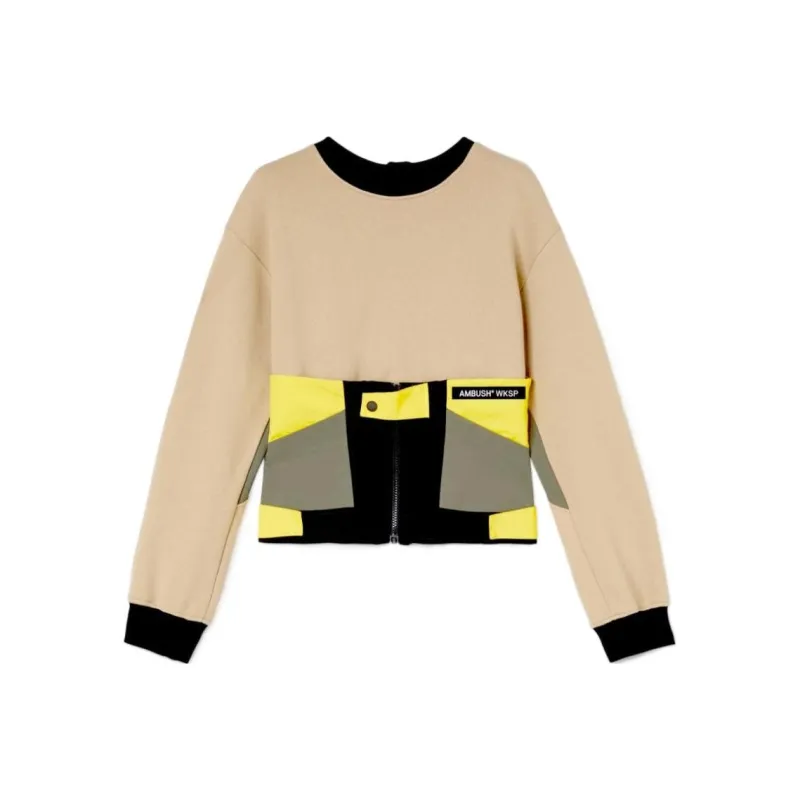 AMBUSH Corset Sweatshirt Black-0