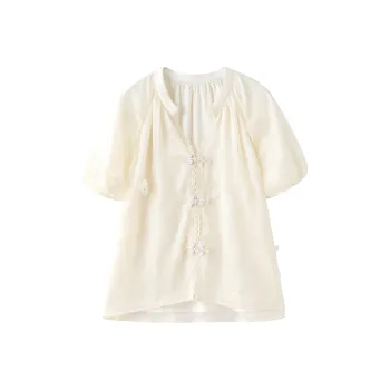 Miss Chipmunk Shirt Women's Embroidered Rice