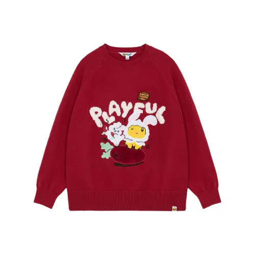 B.Duck Sweaters Women's Red