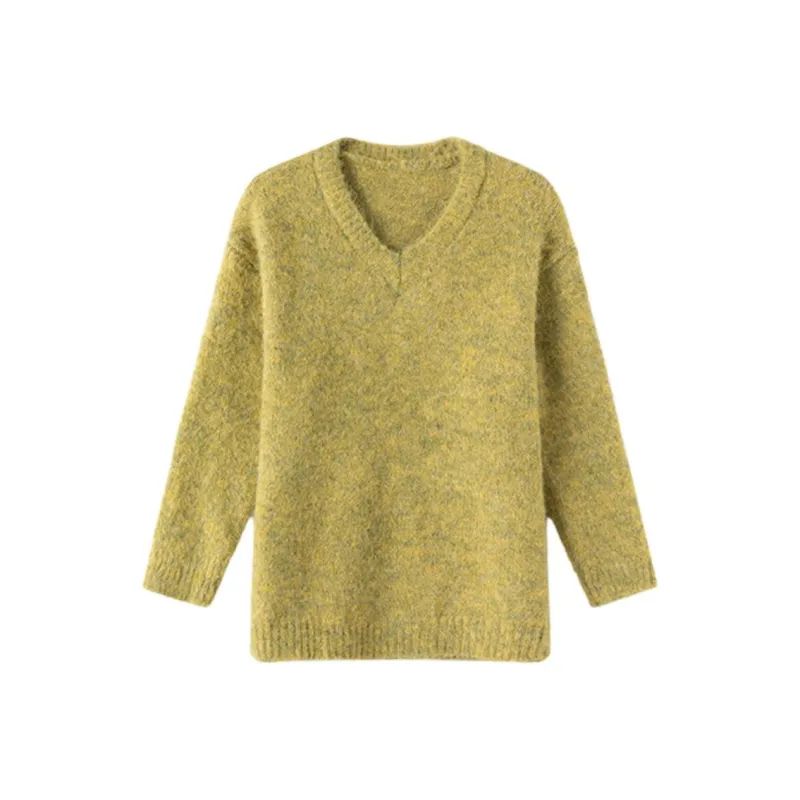 Juden Choi Sweater Women's Yellow Green-0