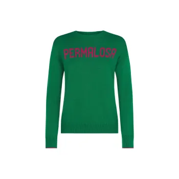 MC2 Saint Barth New Queen Permalosa Lettering Jumper